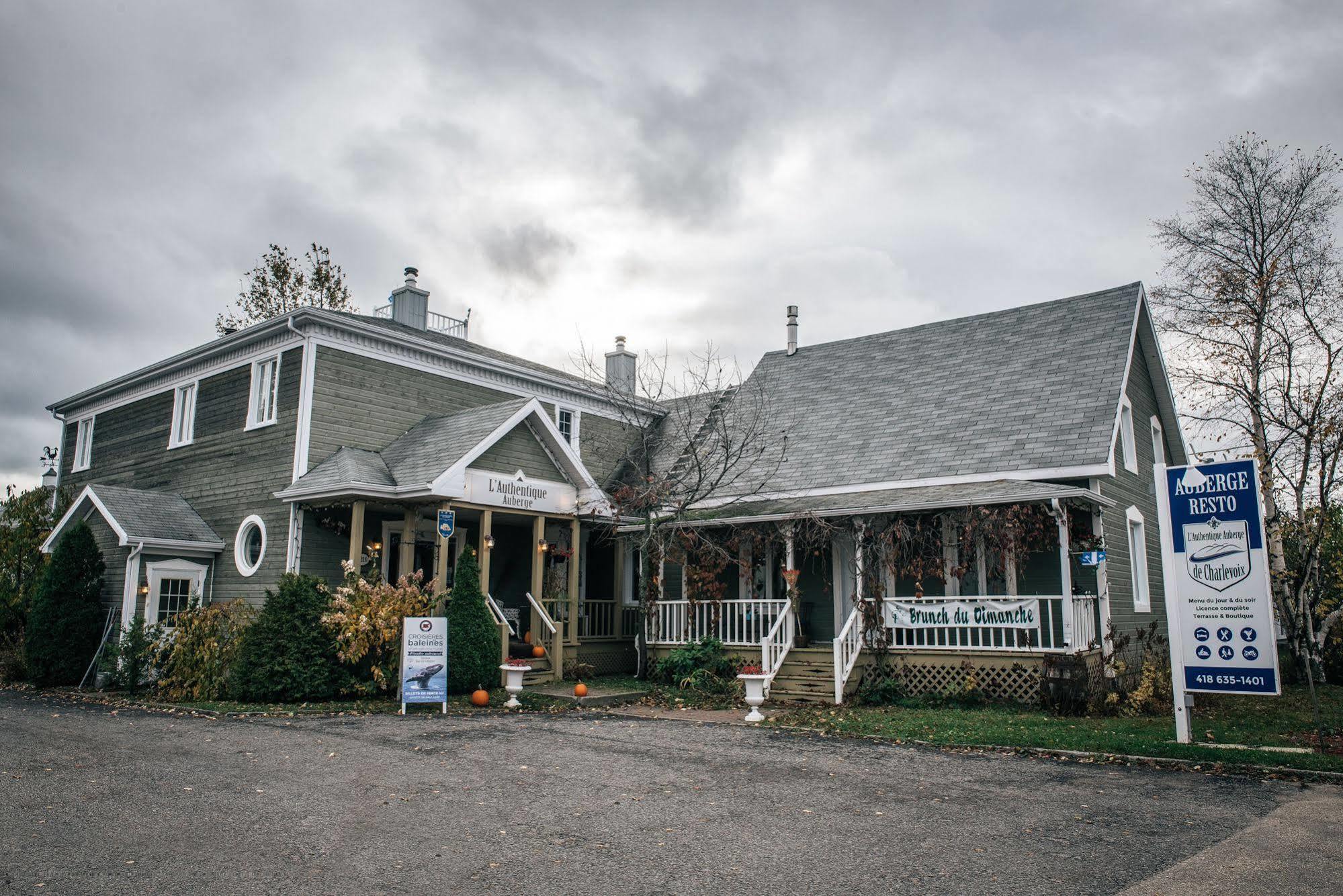 Hotel L'Authentique Auberge De Charlevoix Les Éboulements Exterior foto